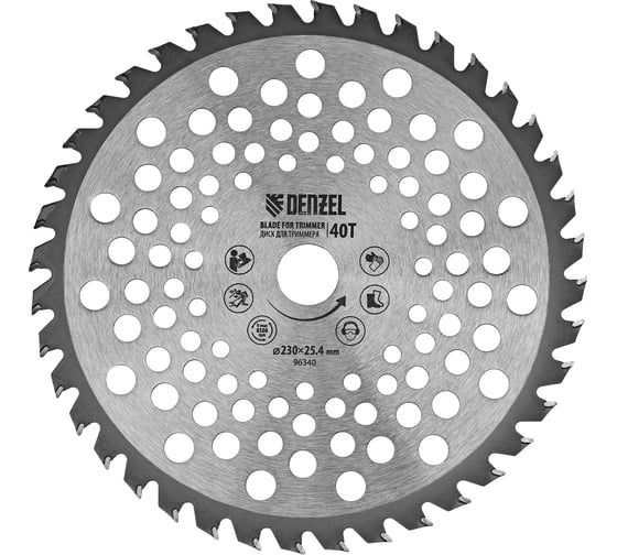 Изображение товара Диск для триммера, 40 зубьев DENZEL 96340