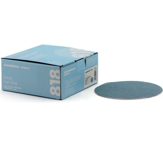 Изображение товара Диск шлифовальный на сетчатой основе 818 Blue Net P120, 125 мм, 50 шт SANDWOX 818.125.120.00