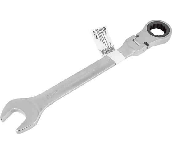 Изображение товара Комбинированный ключ Forcekraft трещоточный с шарниром 32мм FK-75732F(52407)