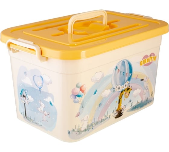Изображение товара Детский ящик Полимербыт Giraffix 10 л 355x235x190 мм 438297300