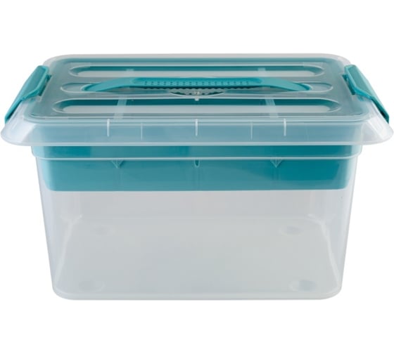Изображение товара Контейнер для хранения Полимербыт SMARTBOX с вкладышем, М, 6 л 434820000