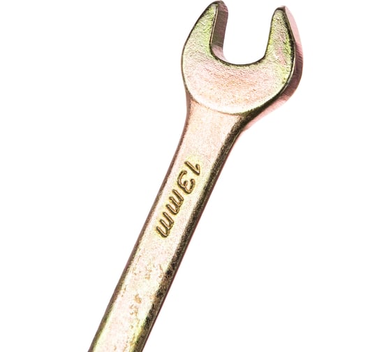 Изображение товара Комбинированный ключ,13 мм, желтый цинк СИБРТЕХ 14979