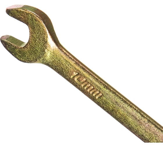 Изображение товара Комбинированный ключ, 10 мм, желтый цинк СИБРТЕХ 14976