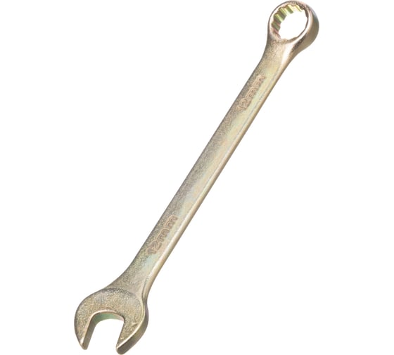 Изображение товара Комбинированный ключ, желтый цинк 12 мм СИБРТЕХ 14978
