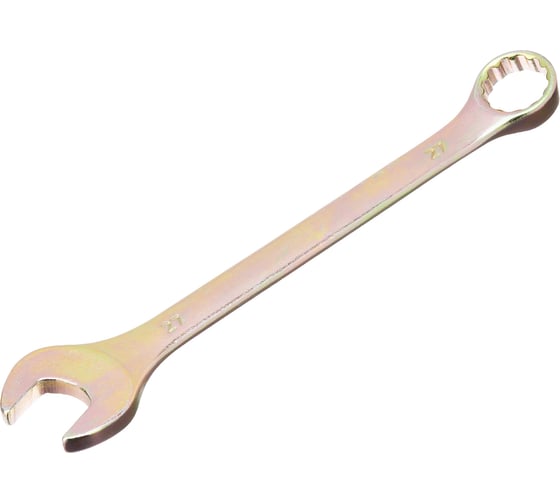 Изображение товара Комбинированный ключ, 27 мм, желтый цинк СИБРТЕХ 14987