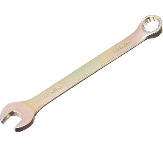 Изображение товара Комбинированный ключ, 11 мм, желтый цинк СИБРТЕХ 14977
