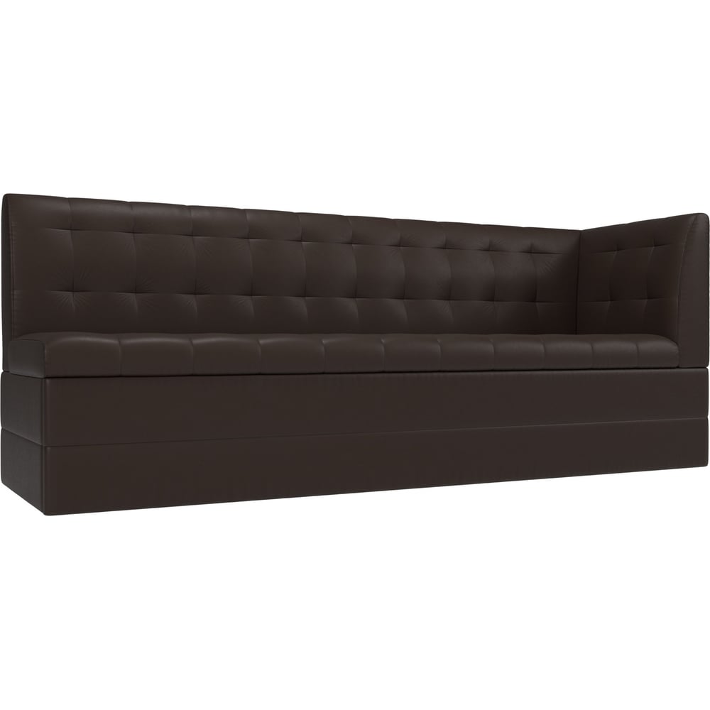 Изображение товара Кухонный диван Лига диванов Бриз с углом справа современный экокожа