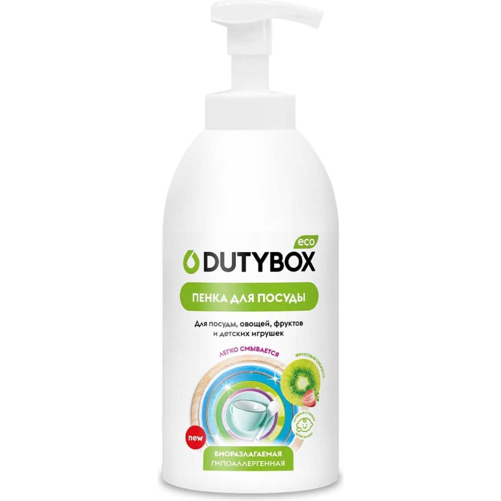 Эко пенка для мытья посуды овощей и фруктов DUTYBOX эко мыло пенка dutybox