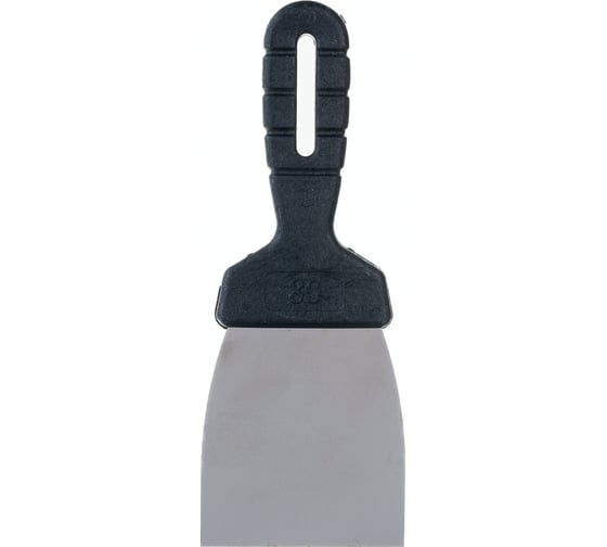 Изображение товара Шпательная лопатка СИБРТЕХ из нержавеющей стали, 80 мм, пластмассовая ручка 85433