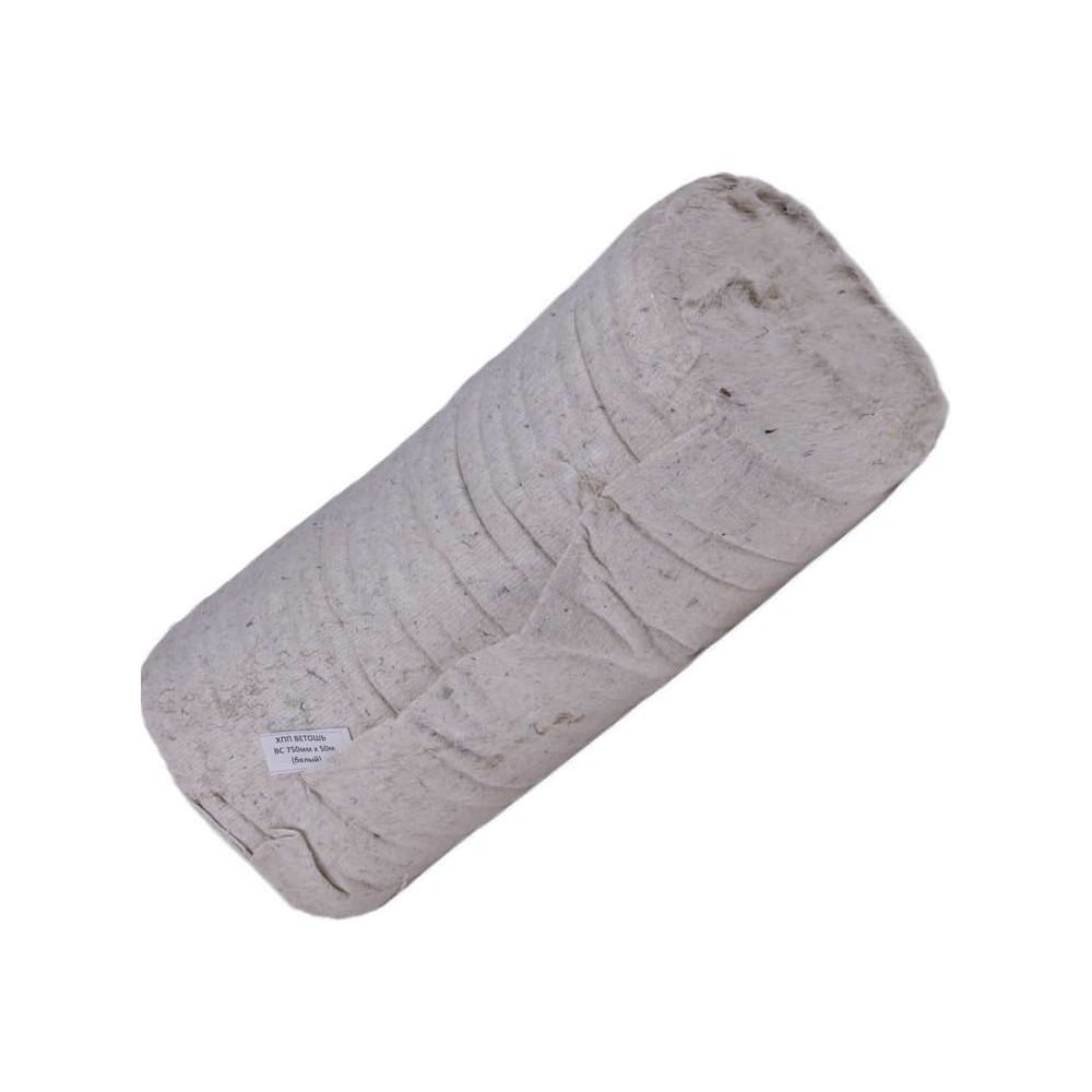 Изображение товара Ветошь HOWARD белая холстопрошивное полотно 750 мм х 25 м