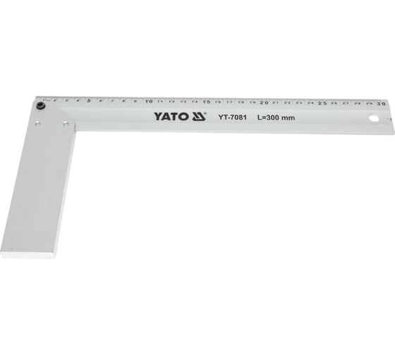 Изображение товара Столярный угольник YATO алюминиевый, 300 мм YT-7081