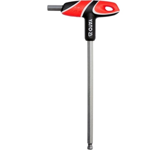 Изображение товара Шестигранник с Т-образной рукояткой YATO 10 мм, с шаровой головкой YT-05594