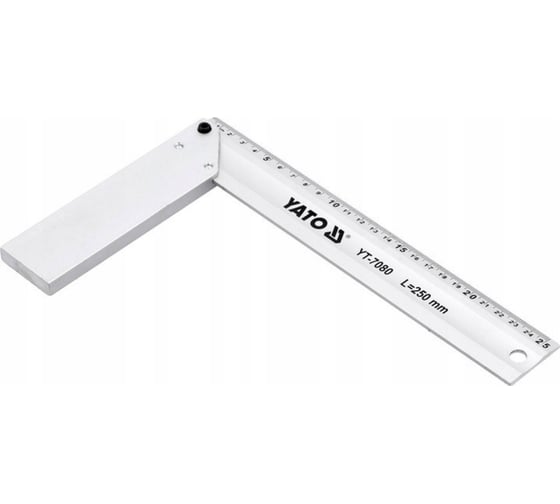 Изображение товара Угольник столярный алюминиевый YATO 250мм YT-7080 37147080 092 1