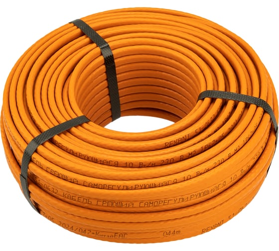 Изображение товара Саморегулирующийся греющий кабель REXANT 10HTM2-CT, пищевой, 10Вт/м, 50 м 51-0200