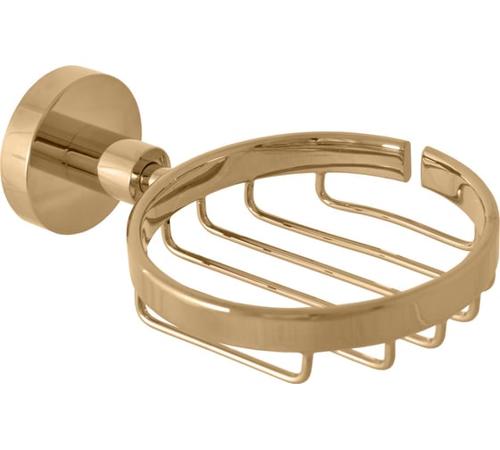 Изображение товара Мыльница RavSlezak металлическая, настенная, цвет золото COA0301Z