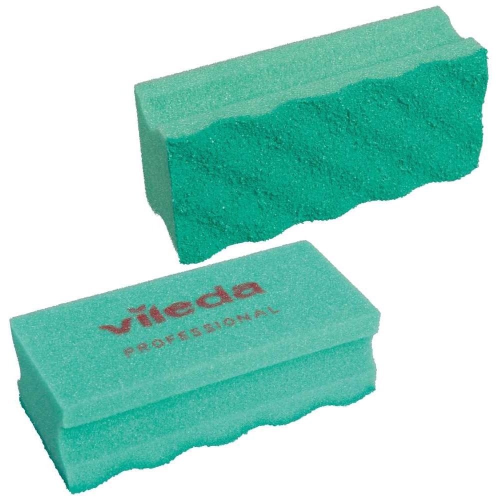 Изображение товара Губка Vileda Professional ПурАктив 6.3x14 см для посуды с тефлоновым покрытием, зеленая