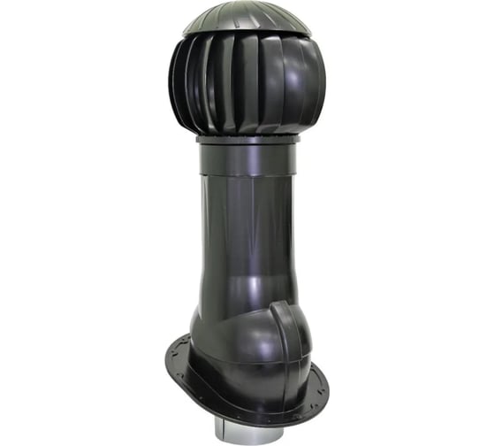 Изображение товара Комплект вентиляции для фальцевой и готовой кровли из битумной черепицы Gervent черный КОМБИТ/черн