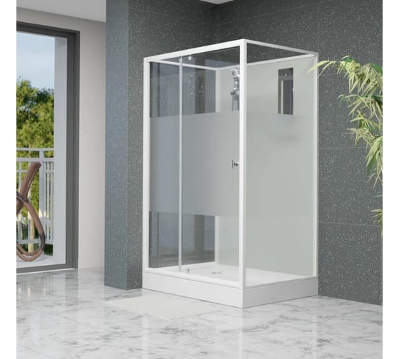 Изображение товара Душевая кабина RGW 70x70x200 AN-207 квадрат, белый, Frost Line, 5 мм 3 уп. 411320777-95