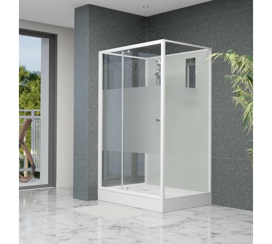 Изображение товара Душевая кабина RGW 90x100x200 AN-207 прямоугольная, белый, Frost Line, 5 мм 3 уп. 411320790-95