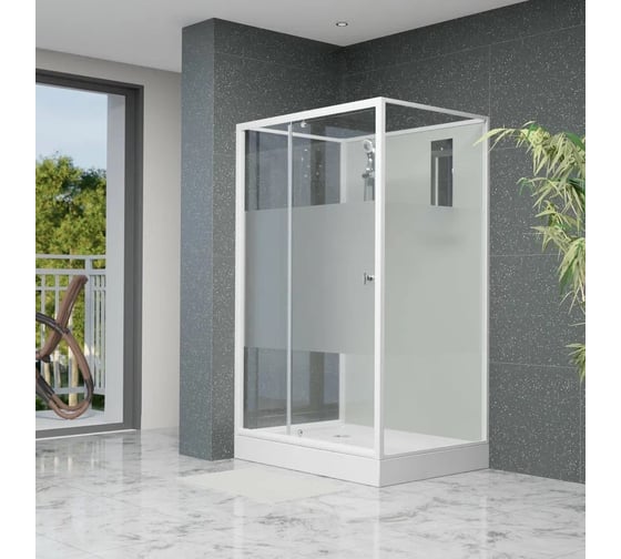 Изображение товара Душевая кабина RGW 90x90x200 AN-207 квадрат, белый, Frost Line, 5 мм 3 уп. 411320799-95