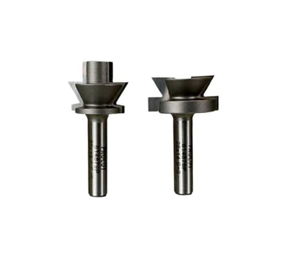 Изображение товара Набор фрез соединение "Ласточкин хвост" папа 25x19.5x53.5 мм, мама 28x14x48 мм, S=8 PROCUT 614879P