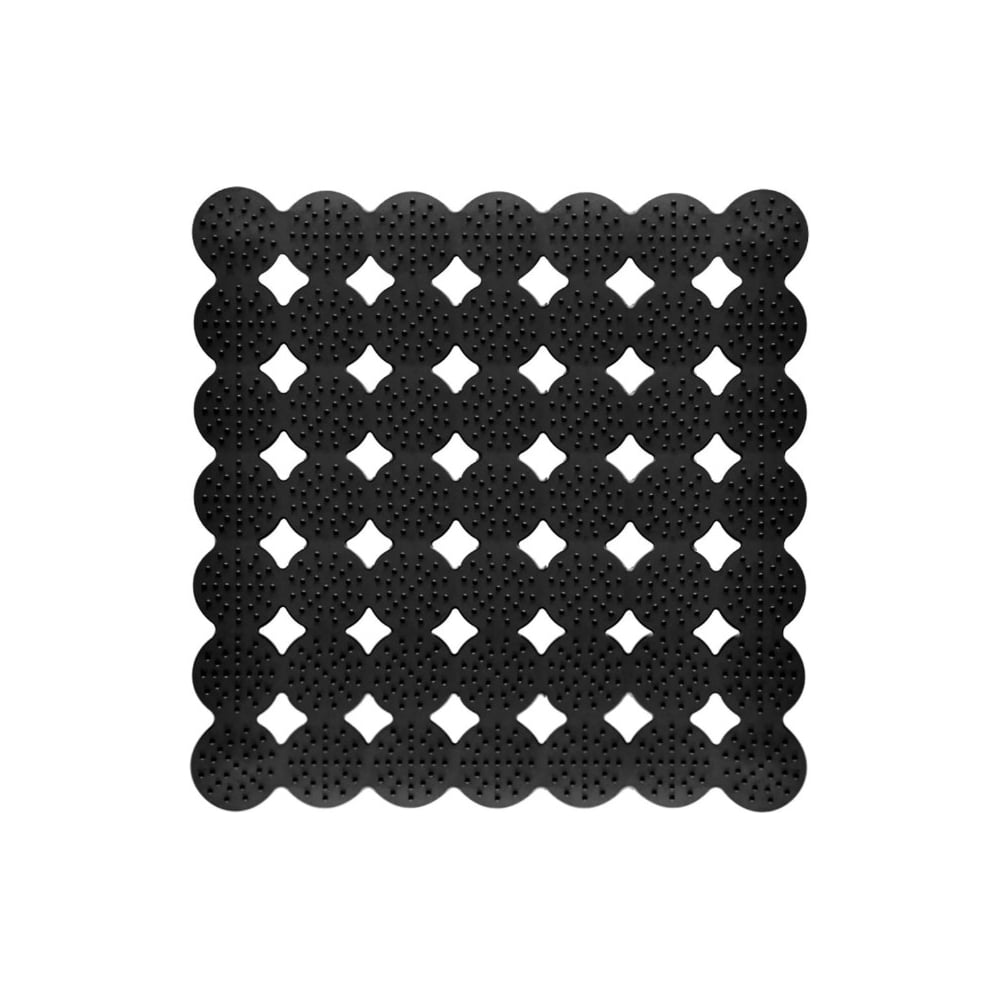 Изображение товара Коврик для душа МУЛЬТИДОМ массажный, 43x45 см, черный, противоскользящий