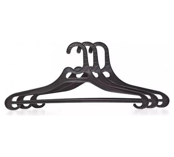 Изображение товара Вешалка Полимербыт 52-54 для верхней одежды, 3 шт. 433190000