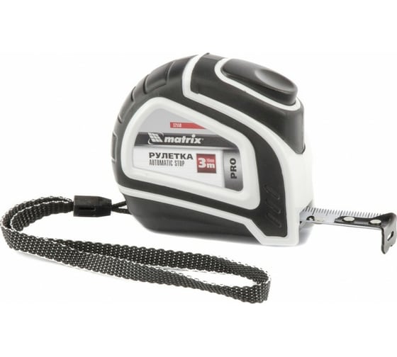 Изображение товара Рулетка MATRIX Autostop 3 м х 16 мм 32550