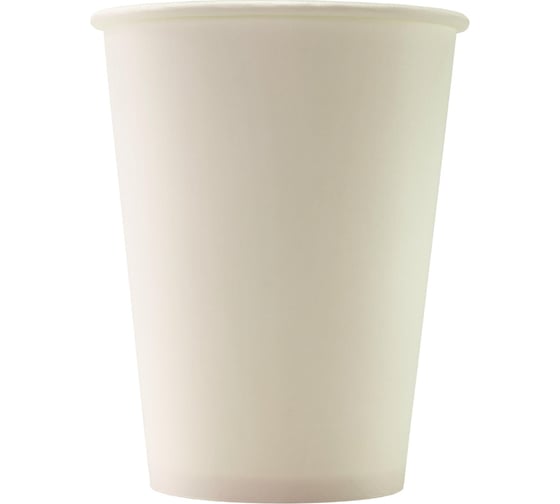 Изображение товара Одноразовый стакан Комус бумажный, 1 слой, d-90 мм, 300 мл, белый, 50 шт. 499894