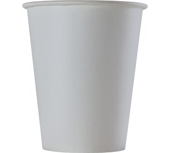 Изображение товара Одноразовый стакан Комус бумажный, белый, hb70-180, вендинг, 150 мл, d 70, 100 шт. 1386274