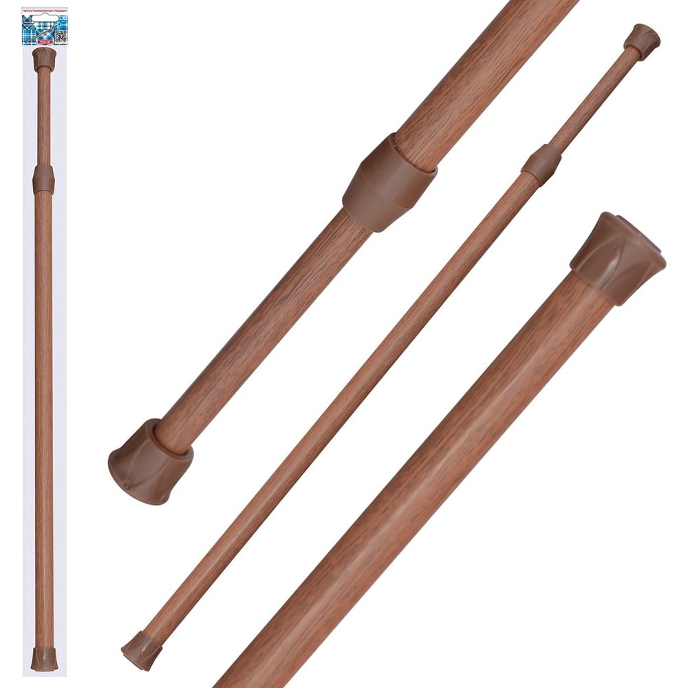 Изображение товара Телескопическая штанга МУЛЬТИДОМ 1,1 м, враспор, пластиковая VL56-139