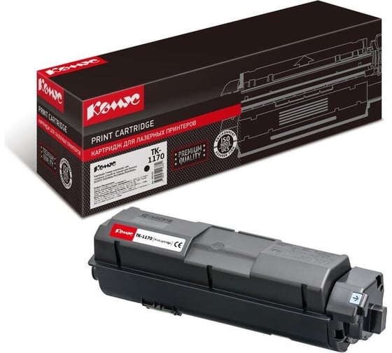 Изображение товара Лазерный картридж Комус ТМ tk-1170 черный, для kyocera ecosys m2040 чип 856101