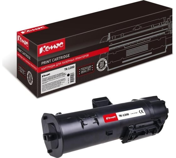 Изображение товара Тонер-картридж Комус ТМ tk-1200 черный, для kyocera ecosys m2235p2335m2735 881211