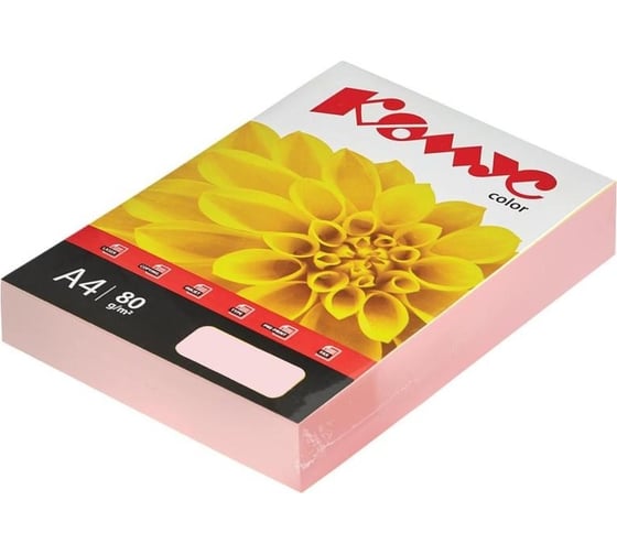 Изображение товара Цветная бумага Комус color розовая пастель, 80 г, а4, 500 л 619932