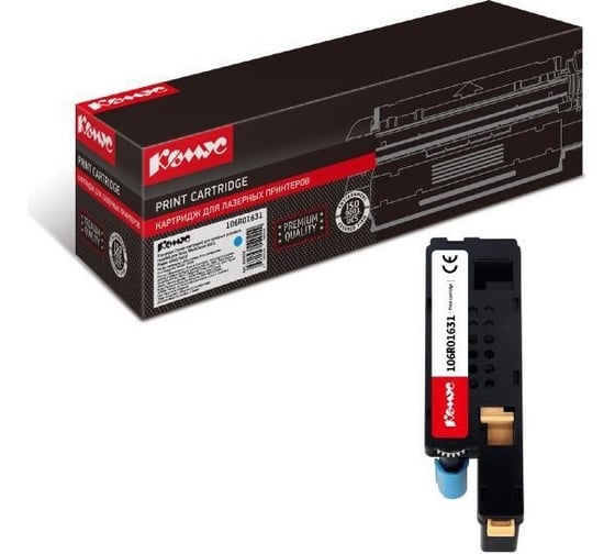 Изображение товара Лазерный картридж Комус 106r01631 голубой, для xerox ph60006010 856038