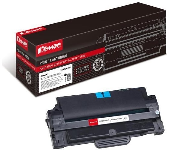 Изображение товара Лазерный картридж Комус 108r00909 черный, повышенная емкость, для xerox 31403155 855791