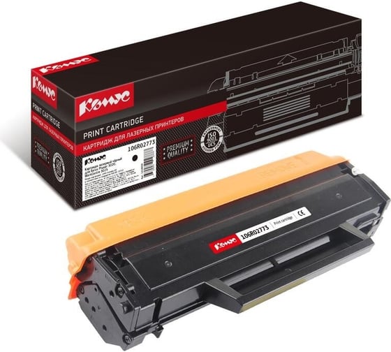 Изображение товара Лазерный картридж Комус 106r02773 черный, для xerox wc3025 1219059