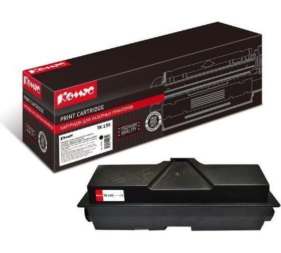 Изображение товара Лазерный картридж Комус tk-130 черный, для kyocera s-1300d1300dn 855981