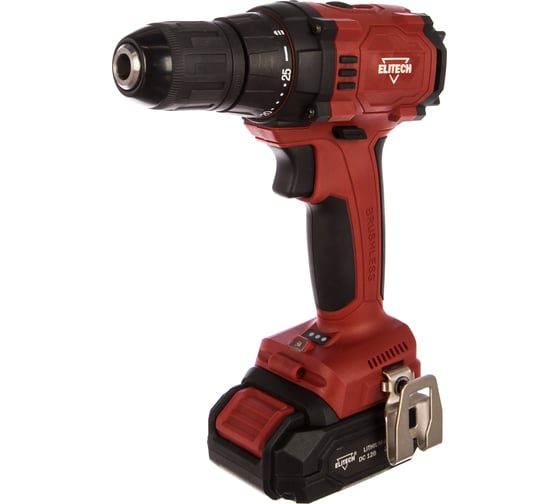 Изображение товара Аккумуляторная дрель Elitech 2х2.0Ач ДА 12БЛ2 191605