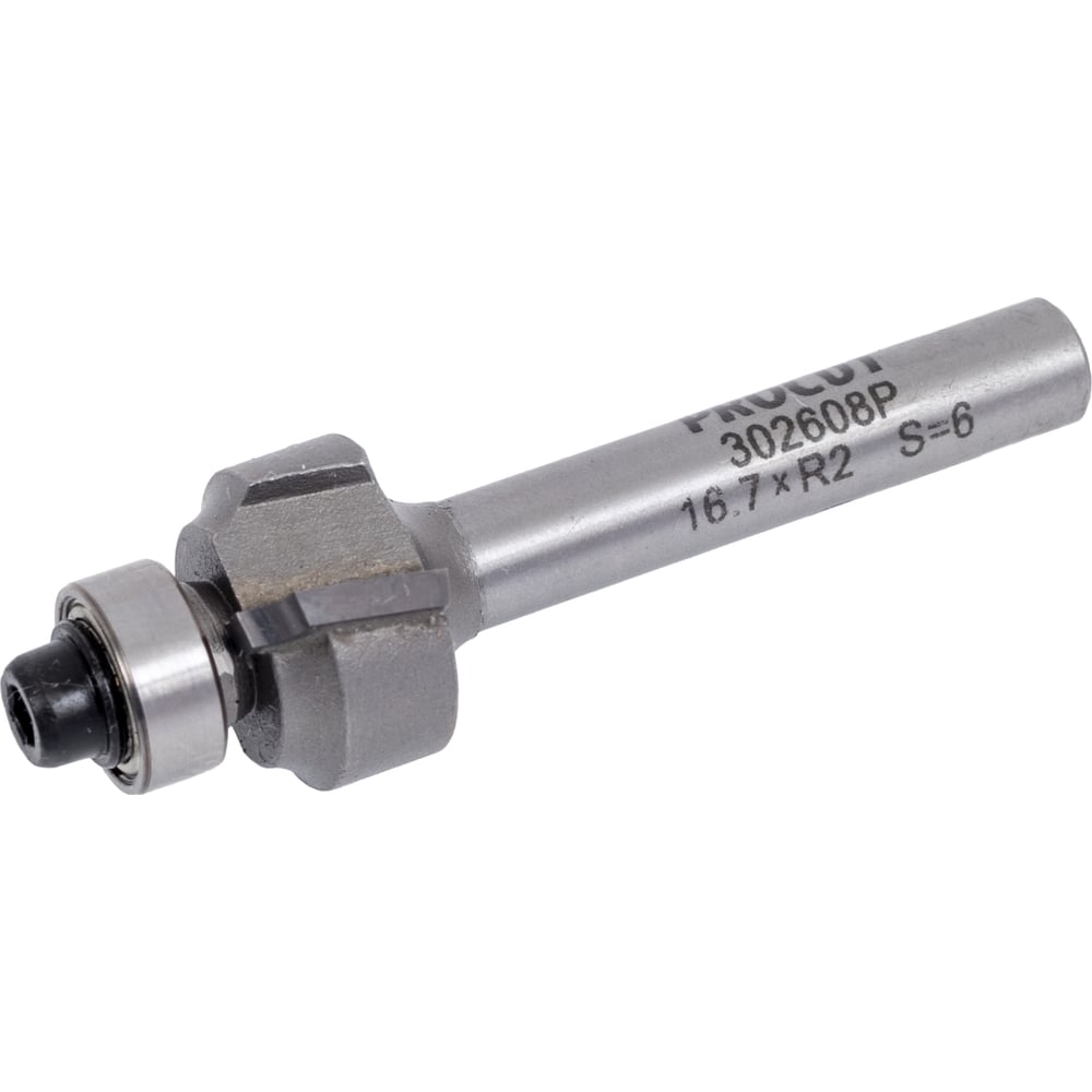 Изображение товара Радиусная фреза с полками для древесины и фанеры R=2 мм D=16.7x8.7 мм PROCUT 302608P