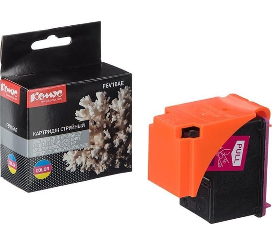 Изображение товара Струйный картридж Комус 123 f6v16ae cmy цветной, для dj 2130 1613704