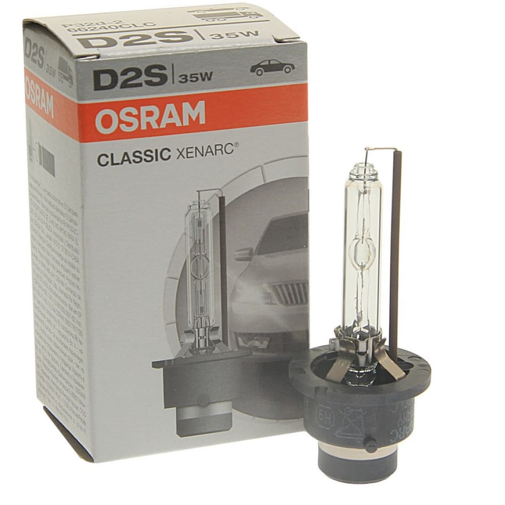 фото Автолампа osram d2s 35 p32d-2 xenon classic xenarc 4150k 85v, 1, 10 66240clc