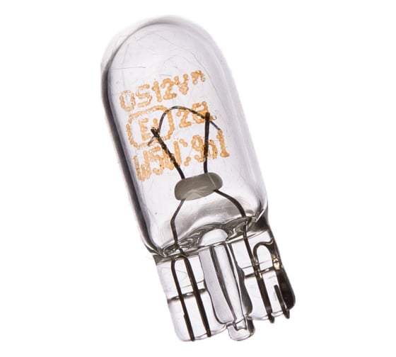 Изображение товара Автолампа W5W W2.1 9.5d 2 штуки 12В 1.10 2825-2BL Osram 406244