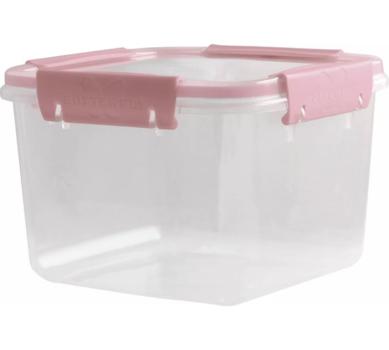 Изображение товара Герметичный контейнер Полимербыт BUTTERFLY LIGHT 1.7 л, розовый 437859200