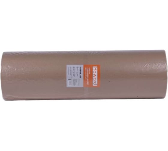 Изображение товара Укрывной картон HOWARD ДС2 двухслойный, 1050мм х 25м ЦБ-00003446