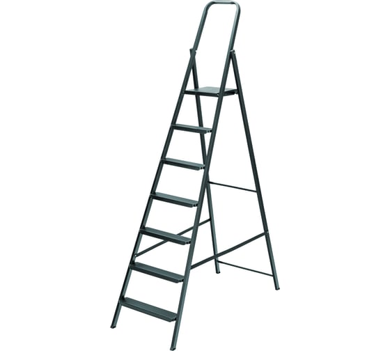Изображение товара Компактная, стальная стремянка СИБРТЕХ 7 ступеней 97947