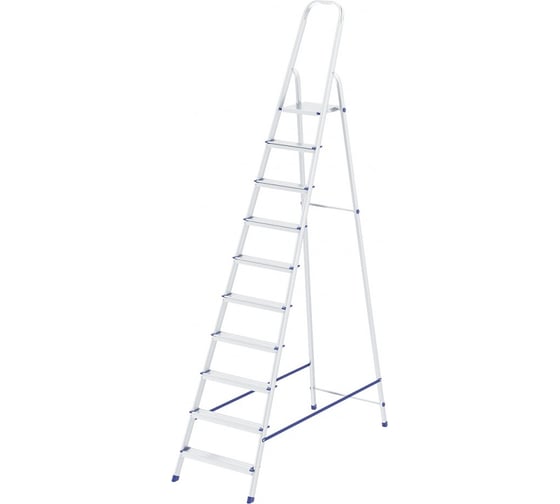 Изображение товара Алюминиевая стремянка СИБРТЕХ 10 ступеней 97721