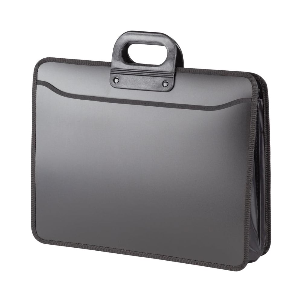 Изображение товара Папка-портфель Комус пластик/нейлон, 3 отделения, а3 166252