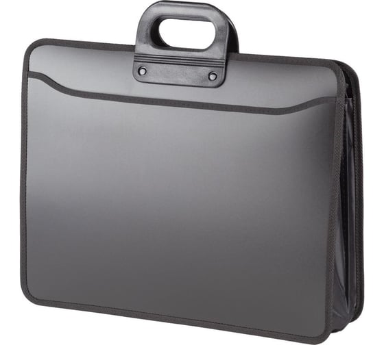 Изображение товара Папка-портфель Комус пластик/нейлон, 3 отделения, а3 166252