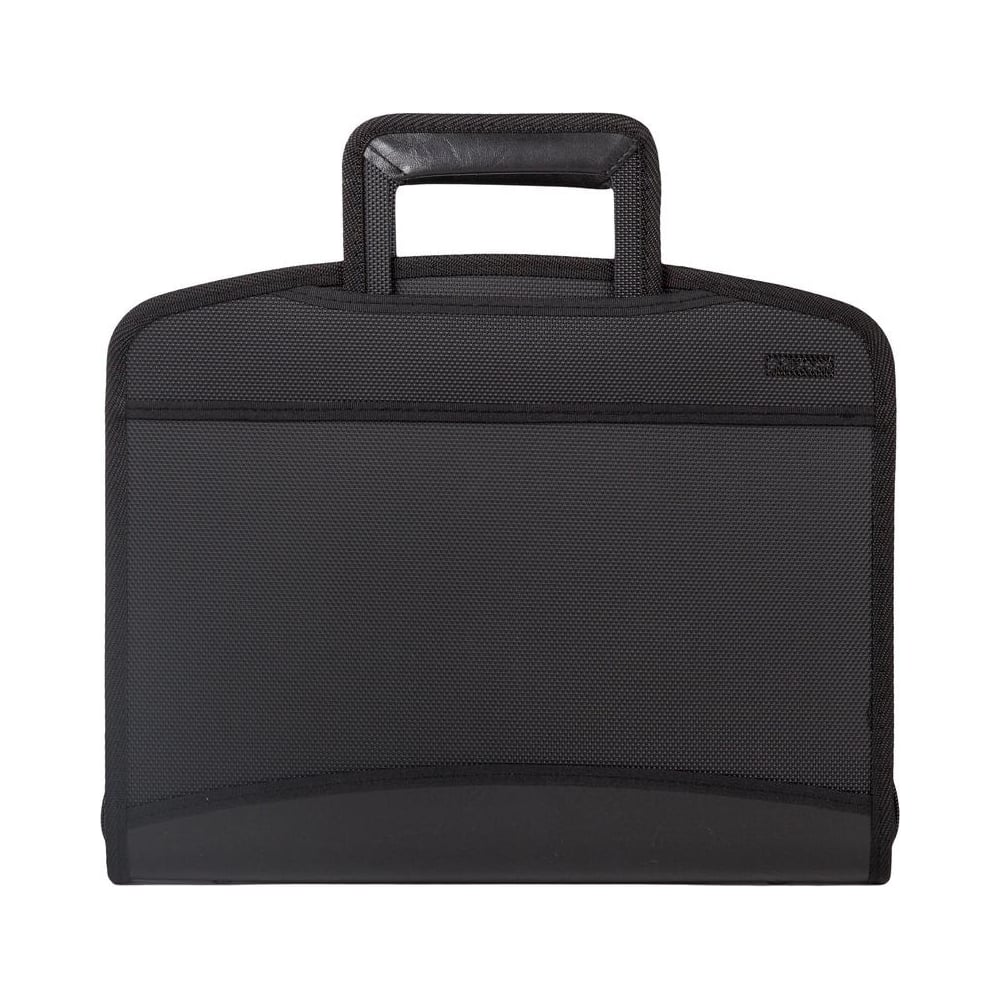 Изображение товара Папка-портфель с выдвижными ручками Комус черный 217993 для документов А4+